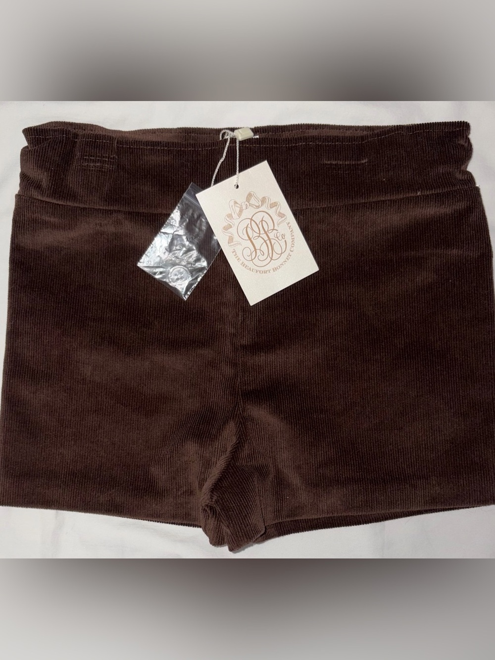 The Beaufort Bonnet Co fully lined brown corduroy shorts sz 4T NWT